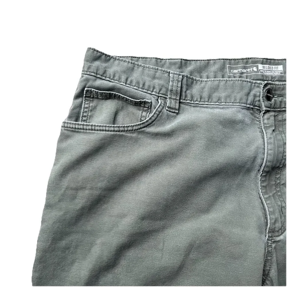 Carhartt Rugged Flex Relaxed Fit Canvas 5 Pock Work Pants BN2517-M Men's 40x32